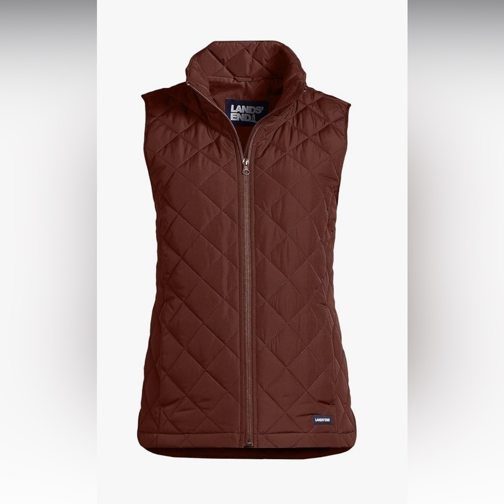 NWT Lands’ End Featherfree Quilted Vest